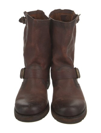 Frye Leather Moto Boots