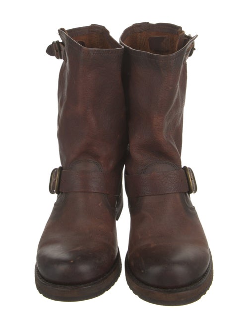 Frye Leather Moto Boots