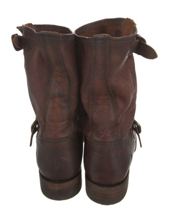 Frye Leather Moto Boots