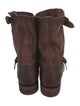 Frye Leather Moto Boots