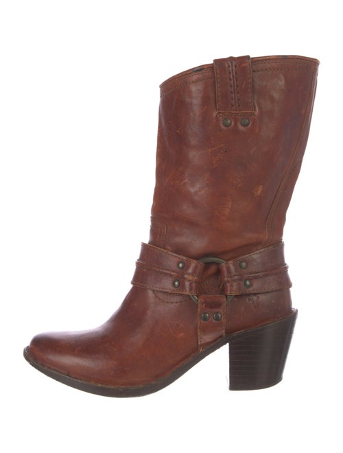 Frye Leather Moto Boots
