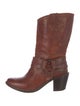 Frye Leather Moto Boots