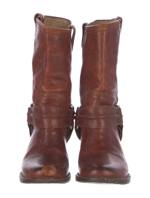 Frye Leather Moto Boots