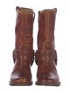 Frye Leather Moto Boots
