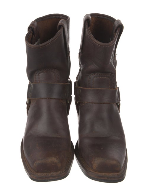 Frye Leather Moto Boots