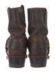 Frye Leather Moto Boots