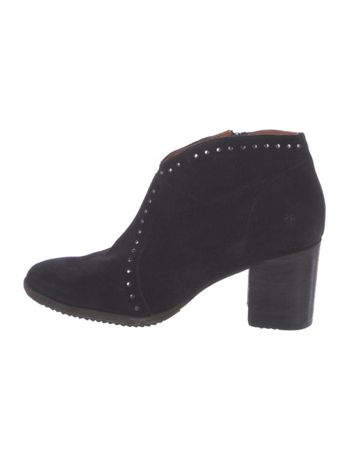 Frye Suede Studded Accents Mules