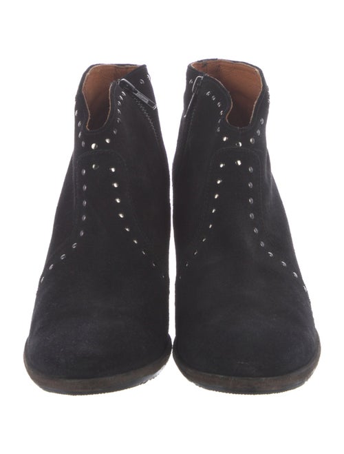 Frye Suede Studded Accents Mules