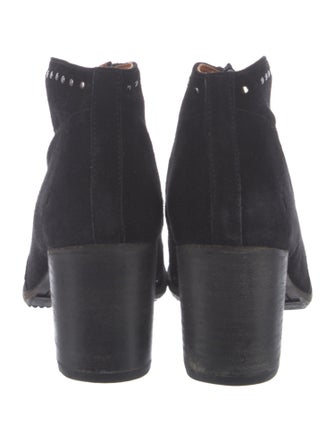 Frye Suede Studded Accents Mules