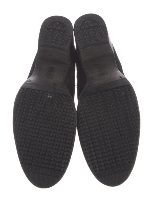 Frye Suede Studded Accents Mules