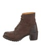 Frye Suede Combat Boots