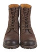 Frye Suede Combat Boots