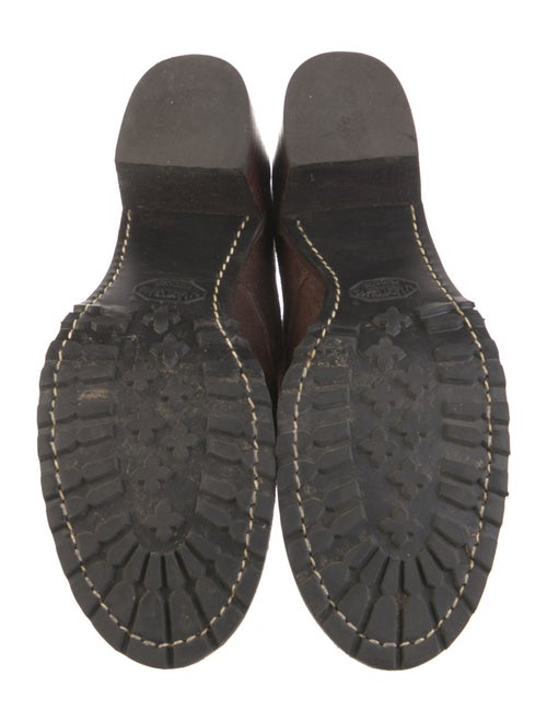 Frye Suede Combat Boots