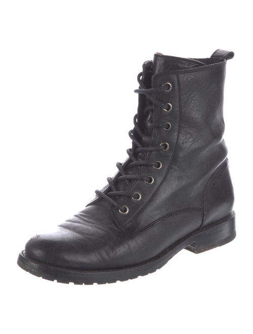 Frye Leather Combat Boots