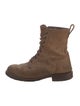 Frye Suede Combat Boots