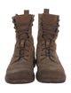 Frye Suede Combat Boots