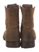 Frye Suede Combat Boots