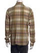 Frye Plaid Print Long Sleeve Shirt
