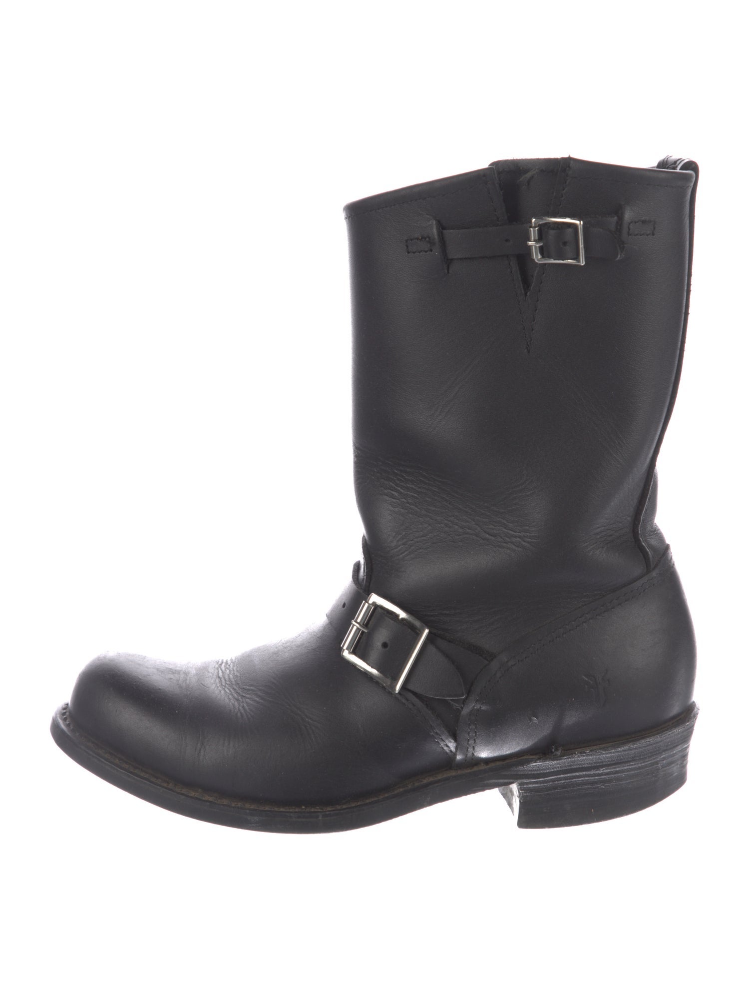 Frye Leather Moto Boots