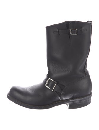 Frye Leather Moto Boots