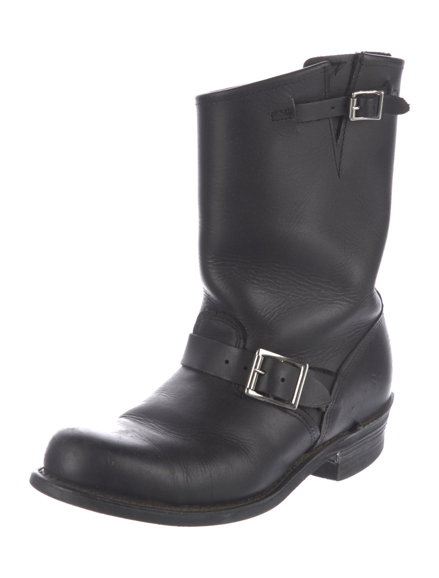 Frye Leather Moto Boots