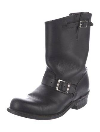 Frye Leather Moto Boots