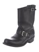 Frye Leather Moto Boots