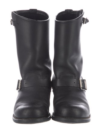 Frye Leather Moto Boots