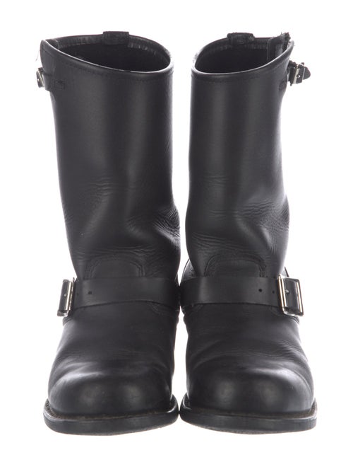 Frye Leather Moto Boots