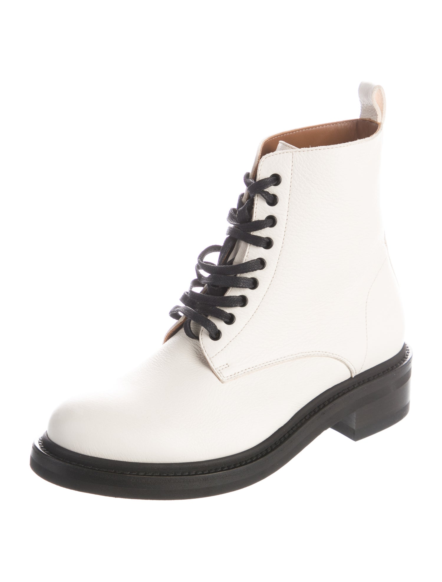 Frye Leather Combat Boots