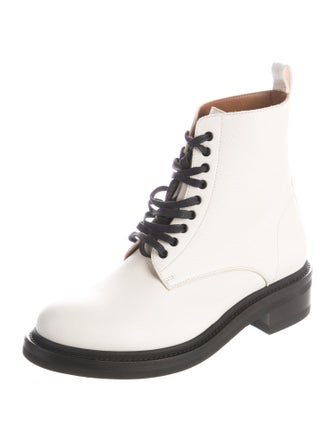 Frye Leather Combat Boots