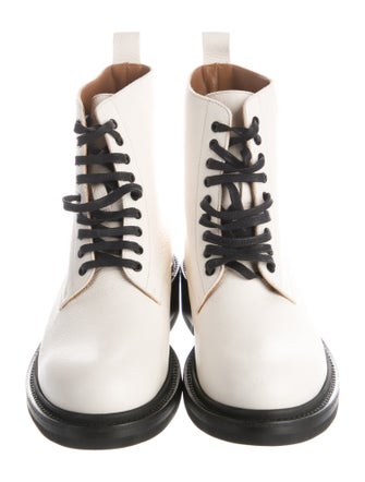 Frye Leather Combat Boots