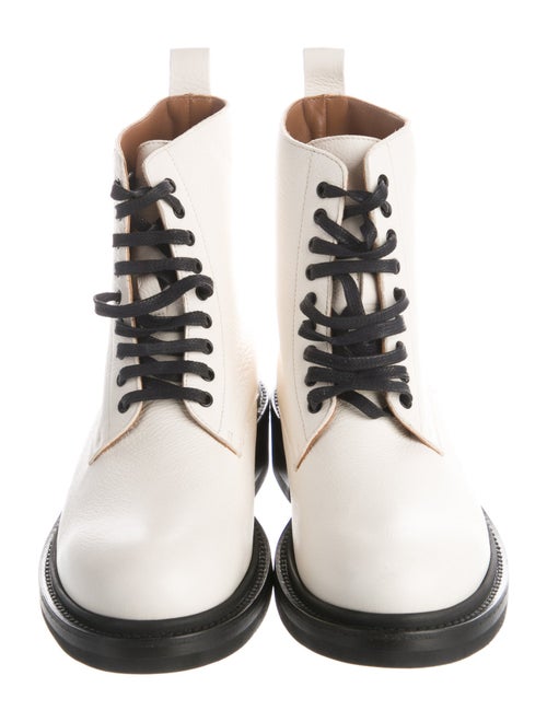 Frye Leather Combat Boots