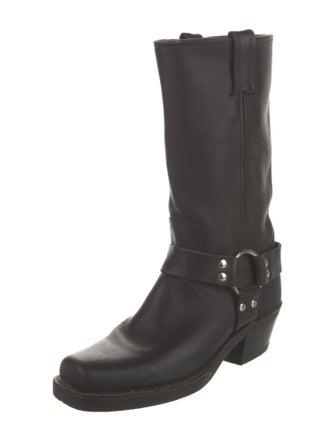 Frye Leather Moto Boots