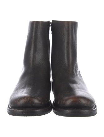 Frye Leather Moto Boots