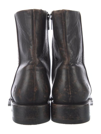 Frye Leather Moto Boots