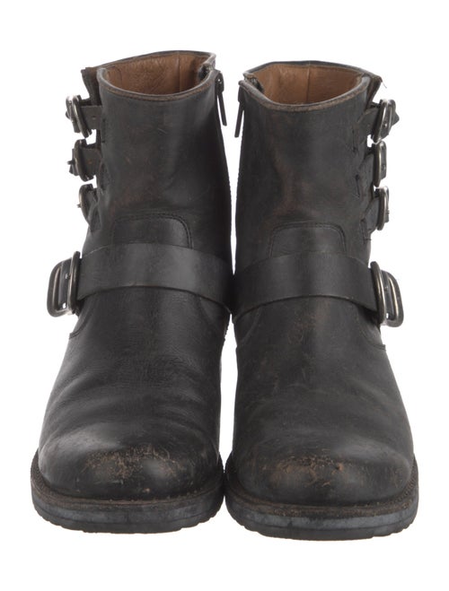 Frye Leather Moto Boots