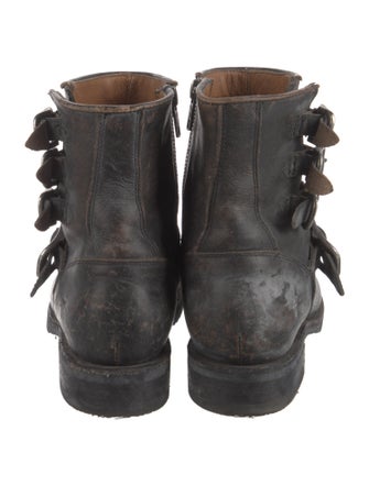 Frye Leather Moto Boots