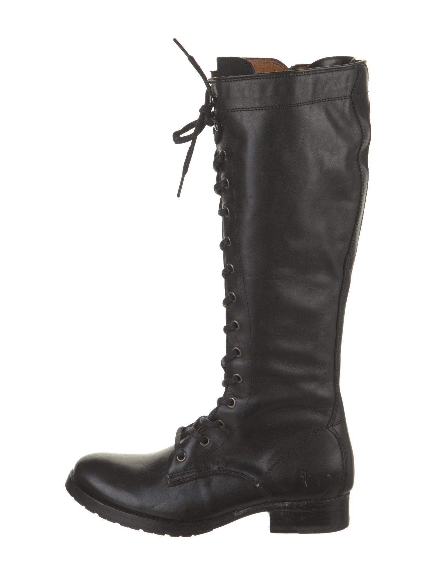 Frye Leather Combat Boots