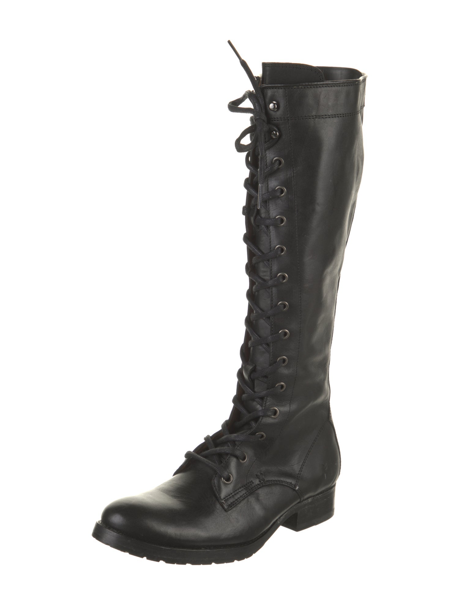 Frye Leather Combat Boots