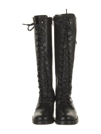 Frye Leather Combat Boots