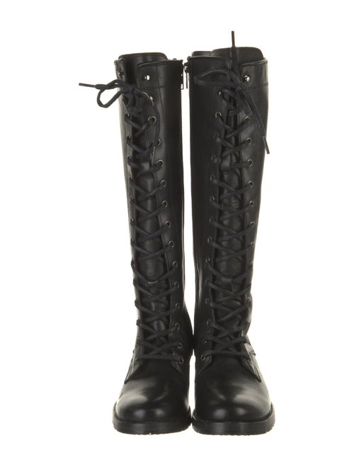Frye Leather Combat Boots