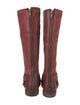 Frye Leather Colorblock Pattern Riding Boots