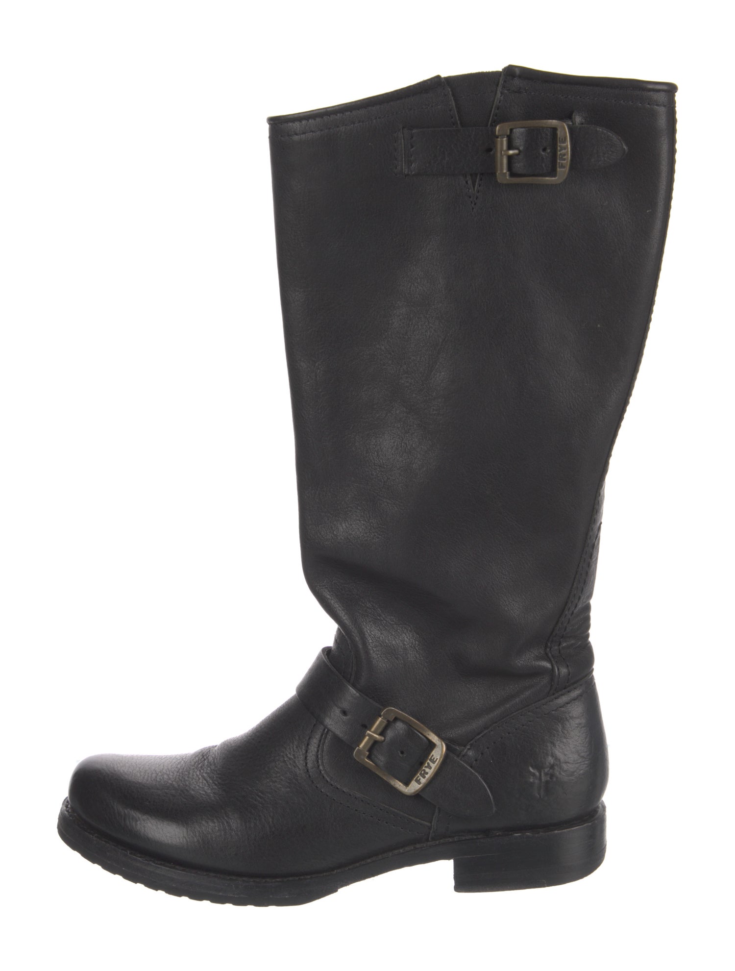 Frye Leather Moto Boots