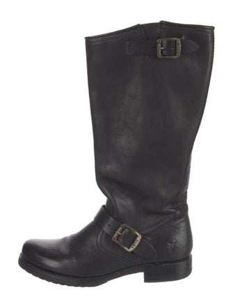 Frye Leather Moto Boots