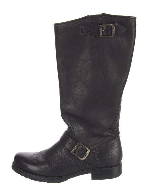 Frye Leather Moto Boots