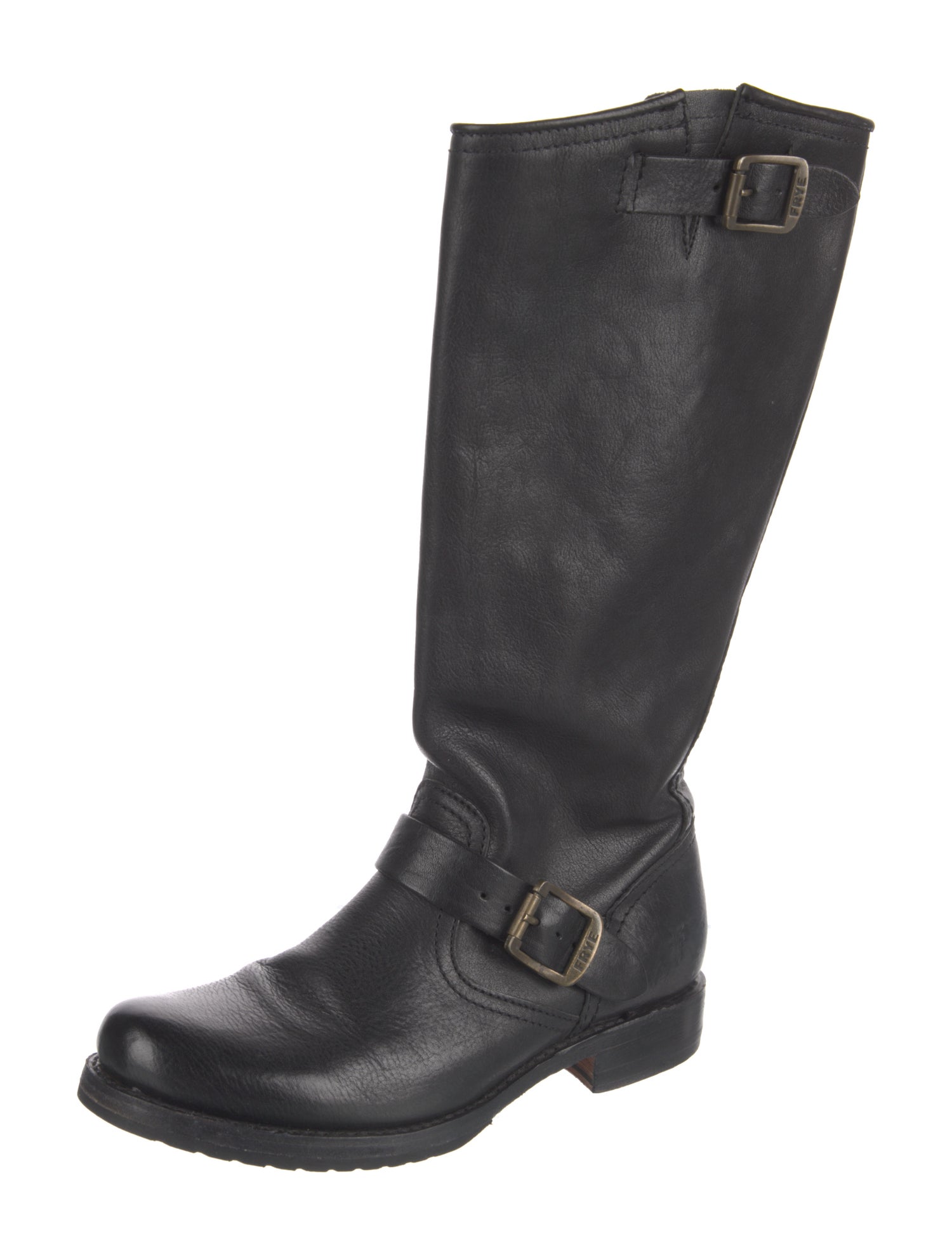 Frye Leather Moto Boots
