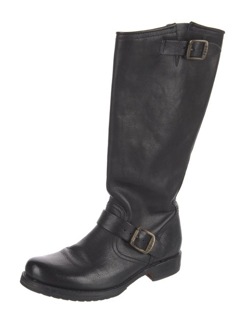 Frye Leather Moto Boots