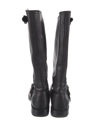 Frye Leather Moto Boots