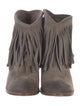 Frye Suede Colorblock Pattern Western Boots